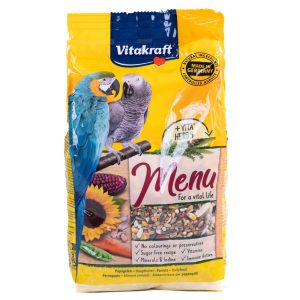 Vitakraft Menu Premium Parrot Seed Food with Vita Herbs 1Kg
