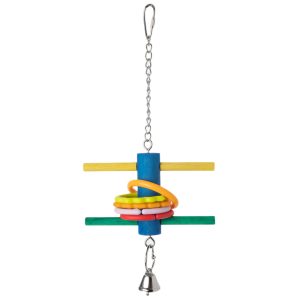 Swing & Chime Interactive Parakeet & Small Parrot Swing