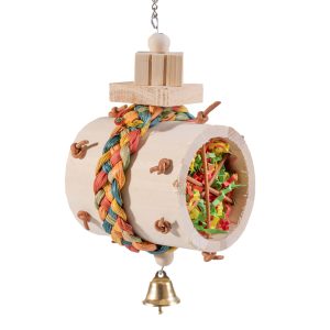 Chime 'N Shred Paradise Colorful Parrot Foraging Toy