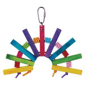 Balsa Peacock Small Parrot Toy