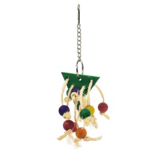 Beaded Triangle Small Parrots & Budgie Toy
