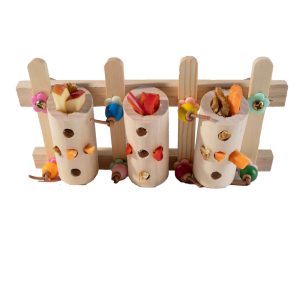 Beak-a-Boo Interactive Foraging Parrot Toy