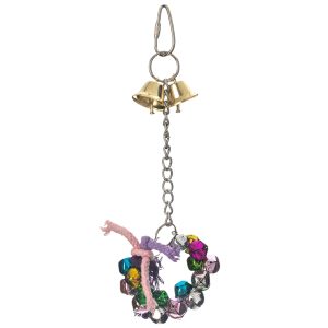Bell Ringer Chew & Swing Budgie, Parakeet & Parrot Toy