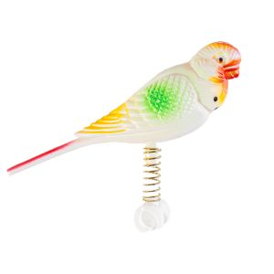 Bird Buddy on Spring Toy for Budgie, Cockatiels & Small Parrots