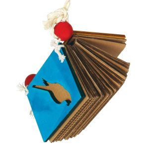 Book Worm Chewable Parrot Toy