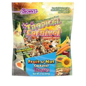 Brown's Fruit & Nut Carnival Small Parrot Treat Mix - 227g