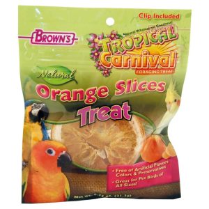 Brown's Orange Slices Parrot Treats