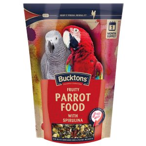 Bucktons Fruity Parrot Food with Spirulina - 1.5Kg