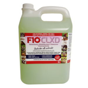 F10CLXD Veterinary Disinfectant/Cleanser (5 litre)