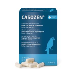 Casozen - Anti Stress & Feather Plucking Remedy for Parrots - 10 Capsules