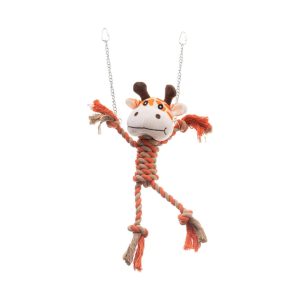 Cheerful Festive Buddy Rope Parrot Toy