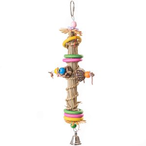 Chew n Play Natural Chimney Parrot Toy