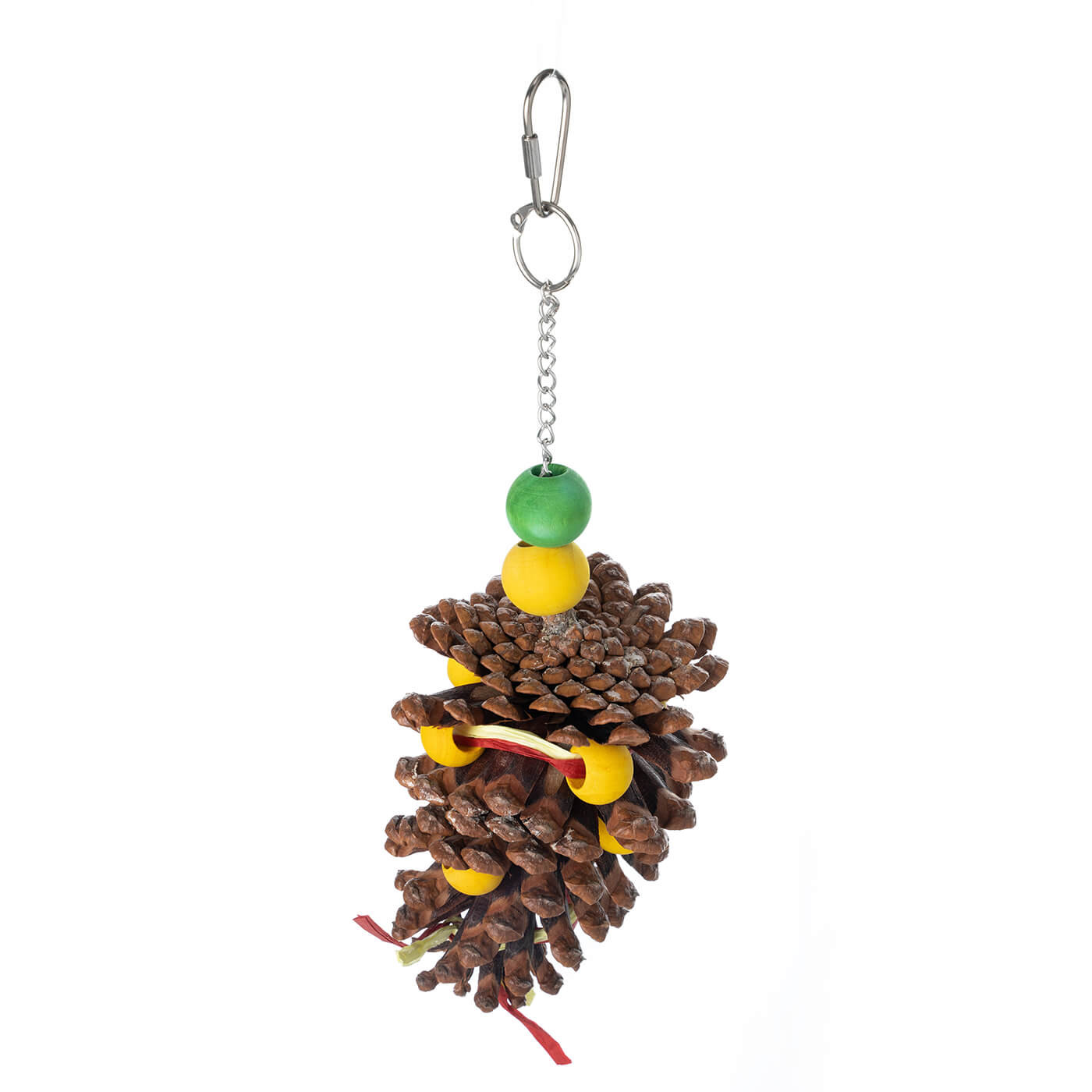 Christmas Pine Cone Natural Foraging Parrot Toy