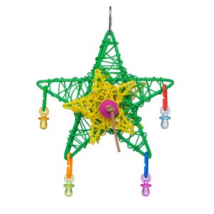 Two Stars Vine Natural Parrot Toy - Large