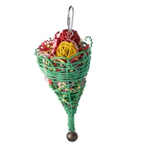 Christmas Tripple Dip Natural Parrot Toy