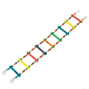 Coloured Bendy Ladder Climbing Parrot Toy for Bird Cages
