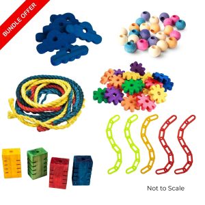 Colourful Parrot Toy-Making Parts Value Pack - DIY Bird Toy Kit