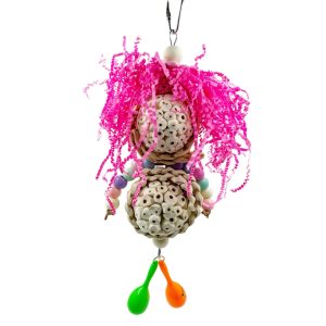 Crazy Hair Buddy Parrot Toy for Parrots & Parakeets