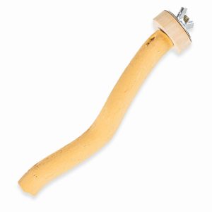 Curvy Comfort Hardwood Parrot Perch - Small