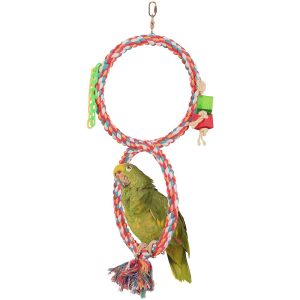 Double Cotton Swinging Parrot Perch