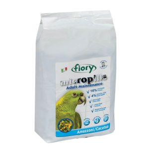 Fiory Micropills Amazon & Cockatoo Adult Maintenance Complete Parrot Food