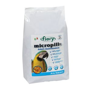 Fiory Micropills Macaws Adult Maintenance Complete Parrot Food