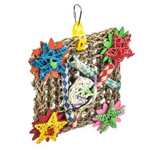 Foraging Pouch Natural Parrot Toy