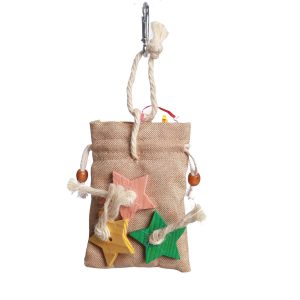 Foraging Surprise Bag Natural Parrot Toy