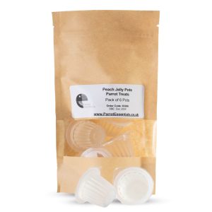 Jelly Cups Peach Parrot Treats 6pk