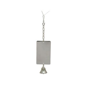 Mirror, Mirror on the Wall Favourite Parrot Toy with Bells - Large
