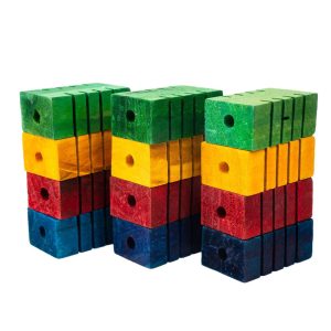 Groovy Blocks Parrot Toy-Making Parts - Large - Pack of 12