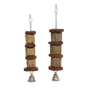 Hide & Treat Natural Foraging Parrot Toy for Bird Cages