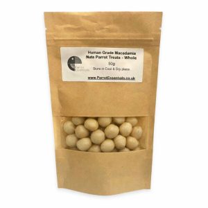 Human Grade Macadamia Nuts Parrot Treats - 50g