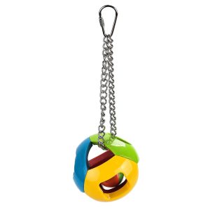 Jingle Ball Hanging Parrot Toy - Medium