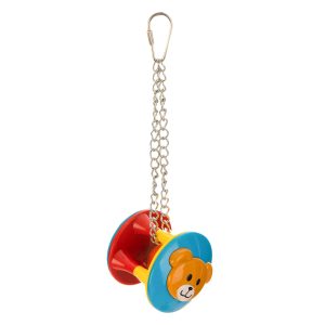Jingle Drum Hanging Parrot Toy - Medium