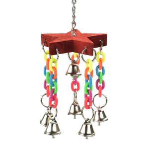 Jingle Stars Hanging Parrot Toy - Large
