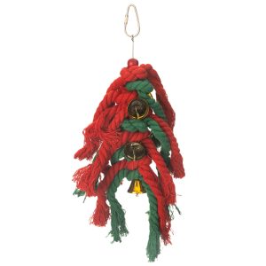 Knotty Preener Chiming Parakeet & Parrot Toy - Medium