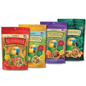 Lafeber NutriBerries Complete Parrot Food - Pack of 4