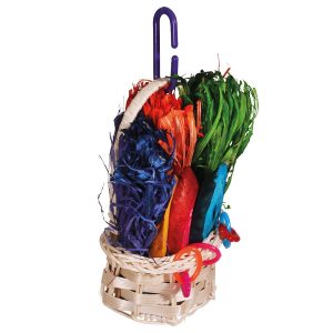 Mini Foraging Basket Natural Parrot Toy