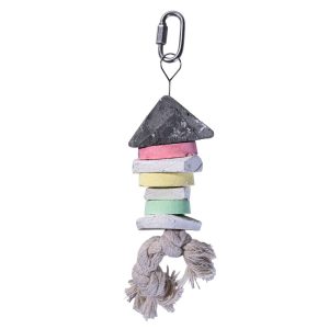 Mixed Cuttlebone Kabob Beak Trimming Parrot Toy