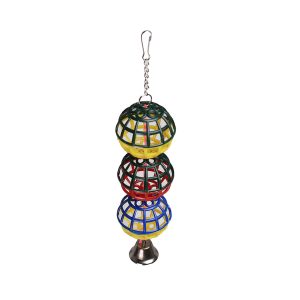 Multiball Toy with Bell for Budgies & Cockatiels