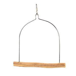 Natural Parrot Perch Swing for Parakeets, Budgies & Small Birds