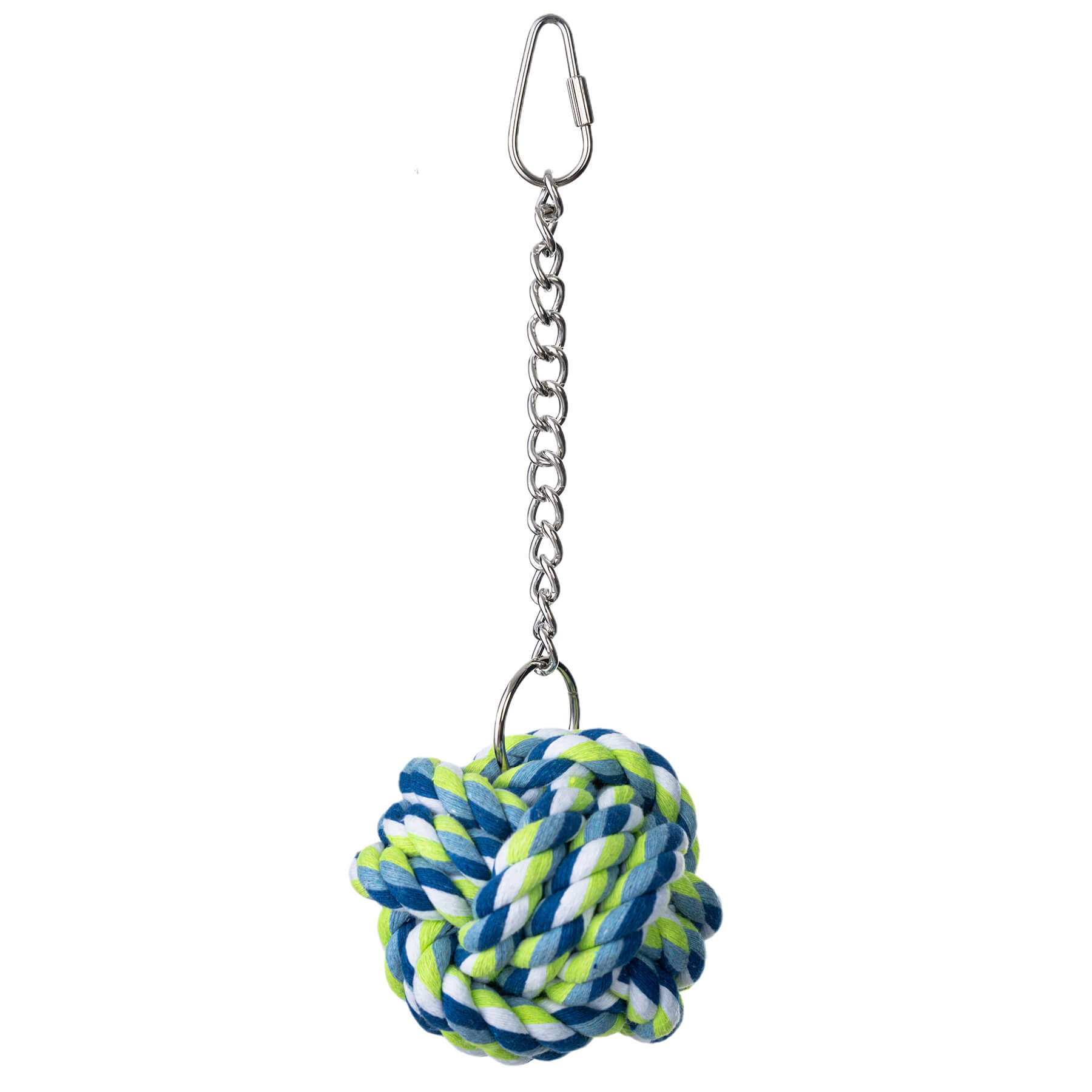 Nuts for Knots Ball on Chain Parrot Toy