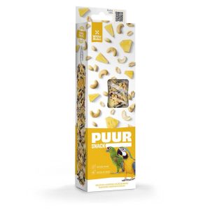 PUUR Twin Pack Parrot Treat Sticks Pineapple & Peanut - 170g