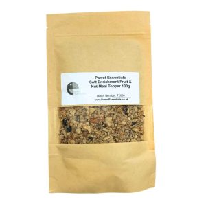 Parrot Essentials Soft Enrichment Food Fruit & Nut Meal Topper - 100g