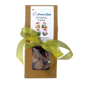 Parrot Cafe Festive Plum Pudding Parrot Treats - 100g