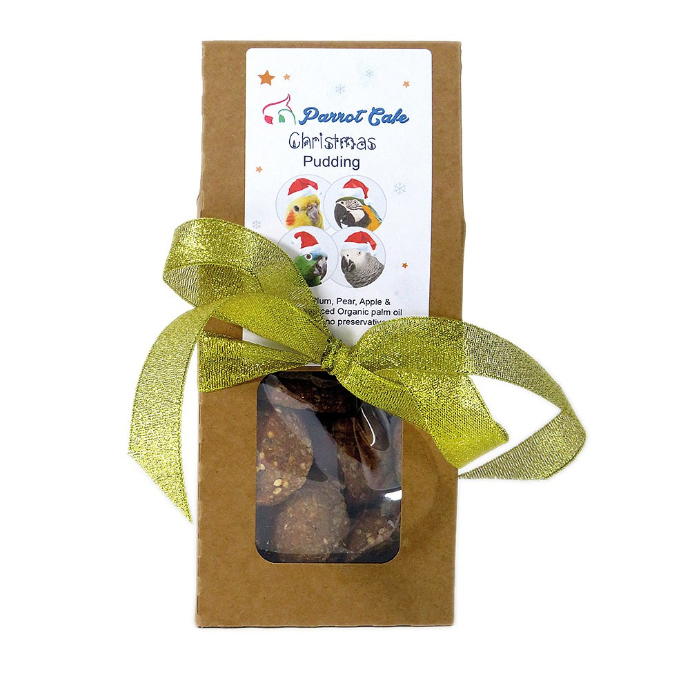 Parrot Cafe Festive Plum Pudding Parrot Treats - 100g