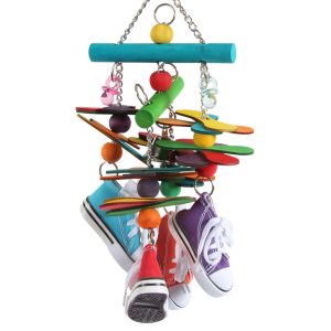 Parrot Essentials Avian Adventures Sneakers Parrot Toy