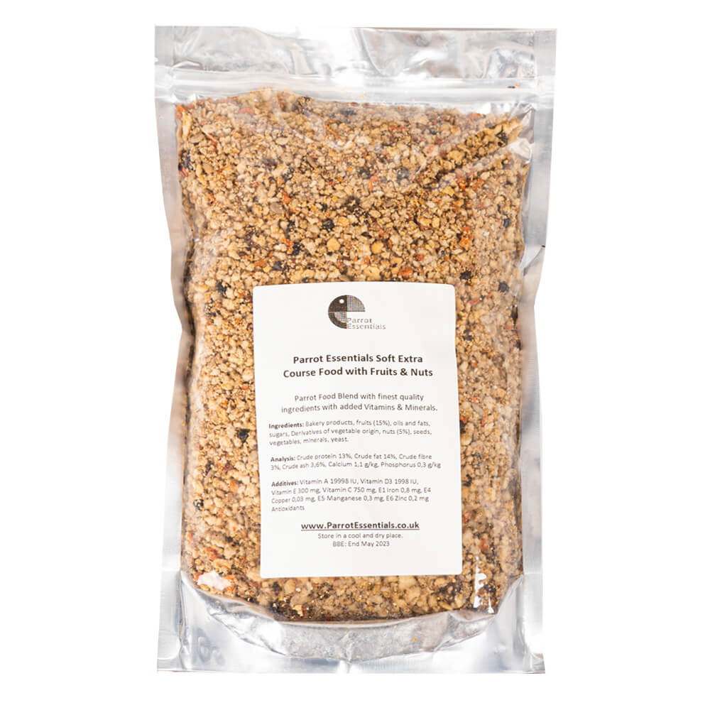 Parrot Essentials Coarse Soft Fruit & Nut Parrot Food