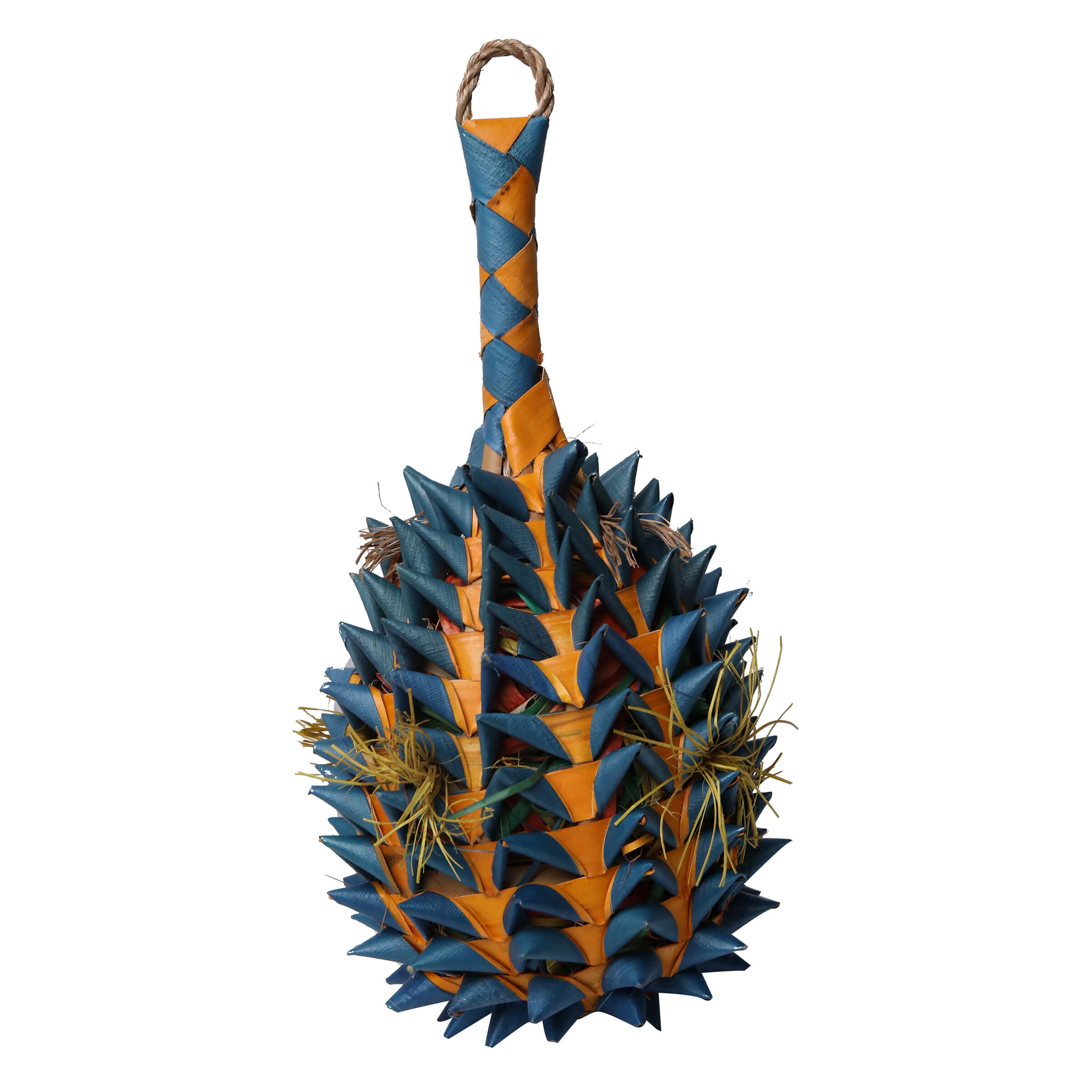Parrot Essentials Foraging Palm Leaf Pineapple Parrot Toy - Jumbo